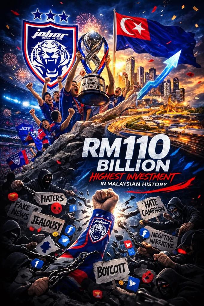 mohammad_h60967's tweet photo. @ixmapotter @HRHJohorII Bila JDT berjaya, ramai pula sakit hati. Hakikatnya semua ikut saluran betul. Kalau tak faham, jangan cepat tuduh. https://t.co/oR0vNVNjN0