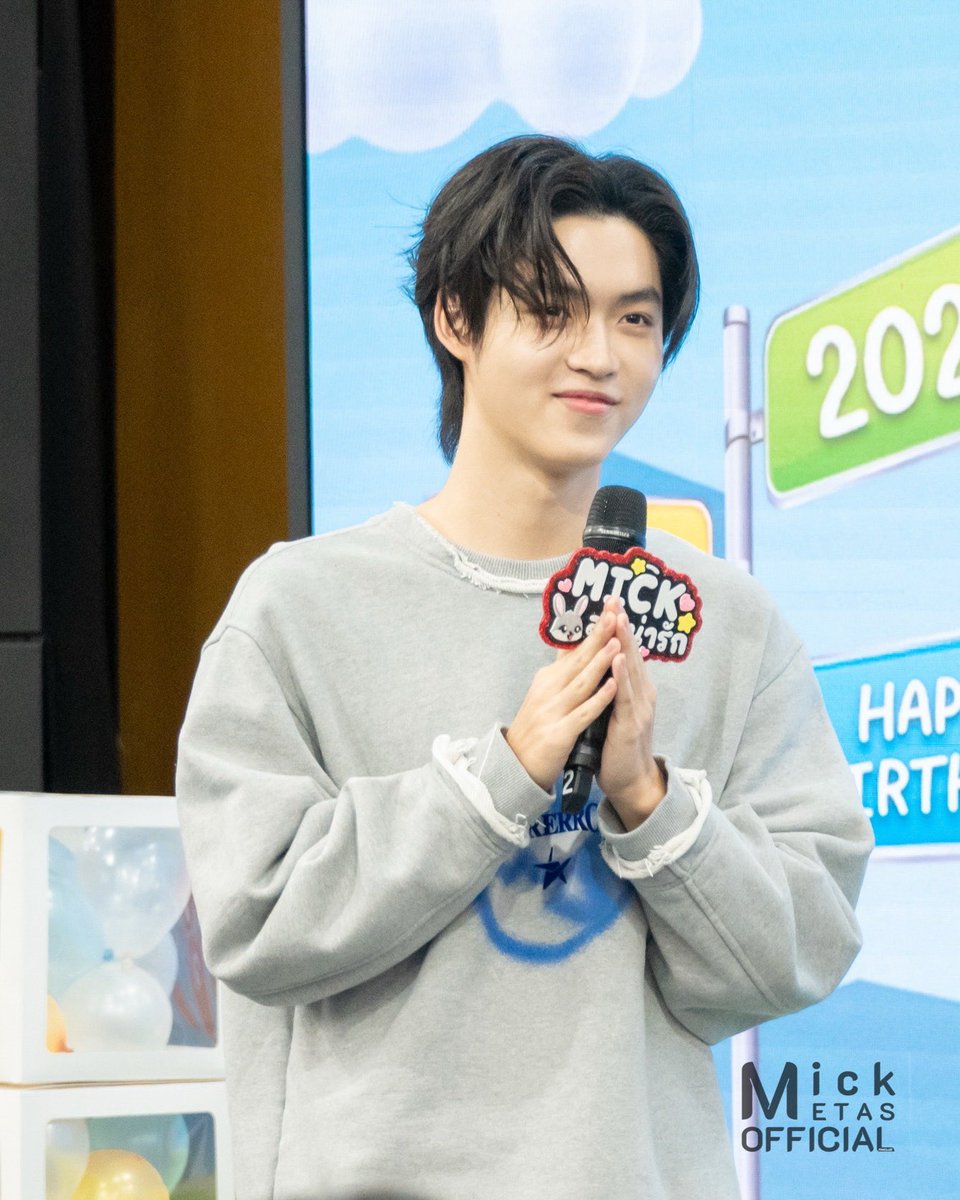 MickmetasO's tweet photo. ผมทรงนี้ หล่อและน่ารักมาก ๆ
METAS DAY STAY TOGETHER
#MetasSphere2026
#mickmetas #LukeMick https://t.co/X8VAhddVHA