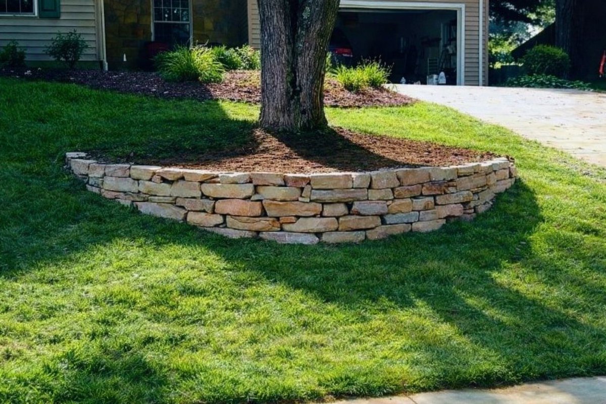 BoulderBurgh's tweet photo. Sometimes the best landscape feature is already there, you just build around it.

Natural stone tree wall
Franklin Park, PA
Boulder Landscapes 🌳🪨

#StoneWall #Landscaping #Pittsburgh https://t.co/rDT6GEojOa