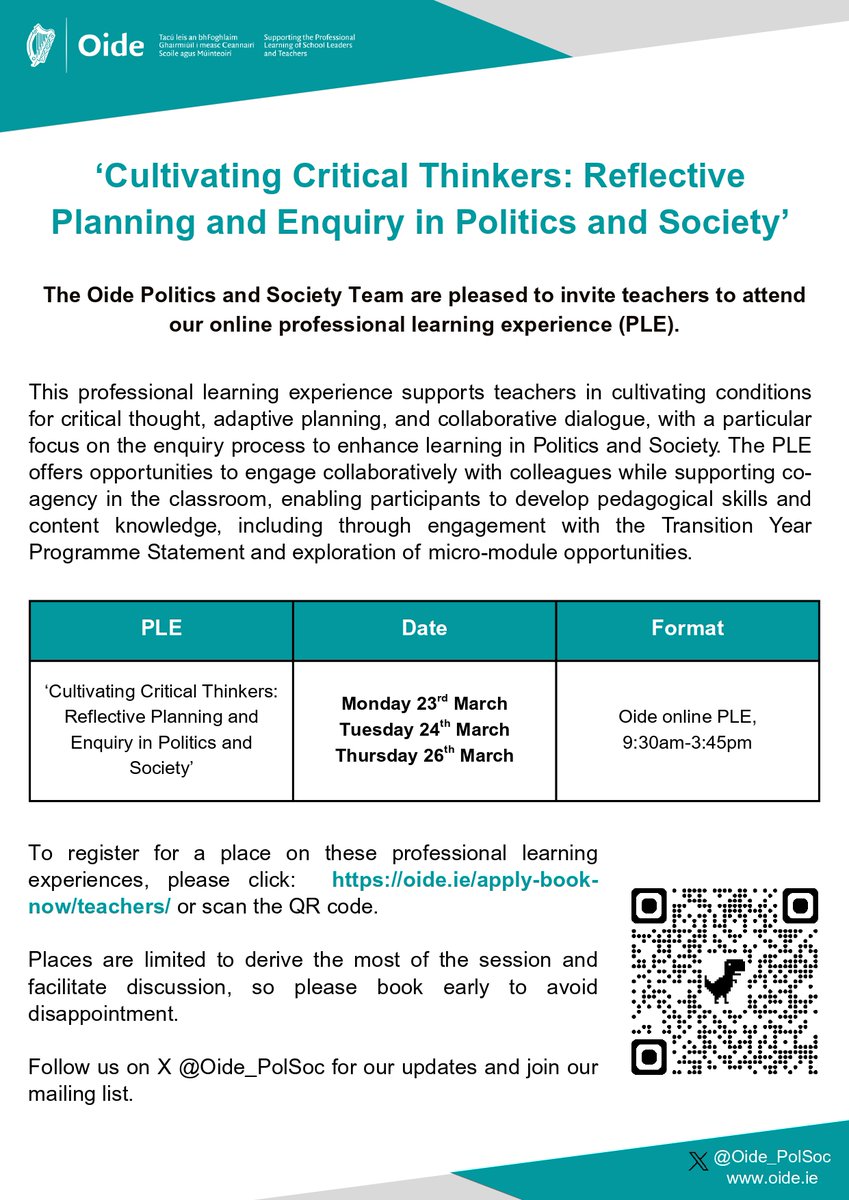 Oide Politics and Society Post-primary tweet media