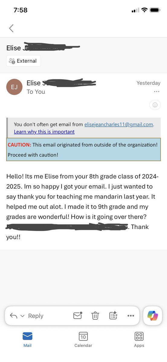 Ms_YuWang's tweet photo. So proud of our @WestMillbrook graduates! 🌟 Receiving updates like this from former students reminds me how incredible our Chinese program community is. Our students consistently show their dedication and passion as they move on to high school. It’s a joy to see them thriving! https://t.co/XiRuOLMV6a