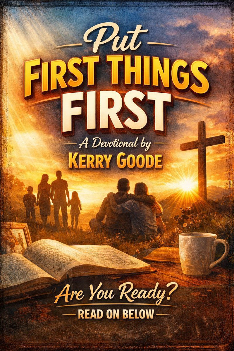 Put First Things First 

Now hold on just a minute… come in close. 

Life has been teaching me something lately, and it didn’t come from a classroom, a book, or a motivational seminar. It came from sitting in churches, funeral homes, and gravesides—watching people take their