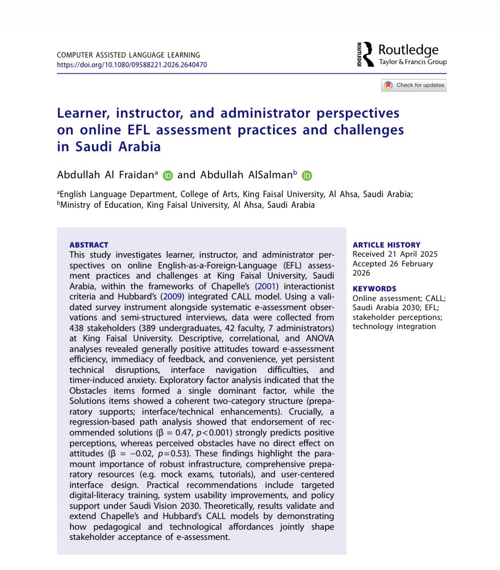 أ. د. عبدالله الفريدان Prof. Abdullah Al Fraidan tweet media