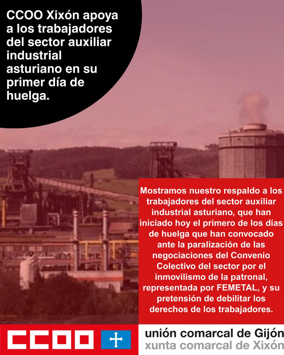 Unión Comarcal de Comisiones Obreras de Xixón tweet media