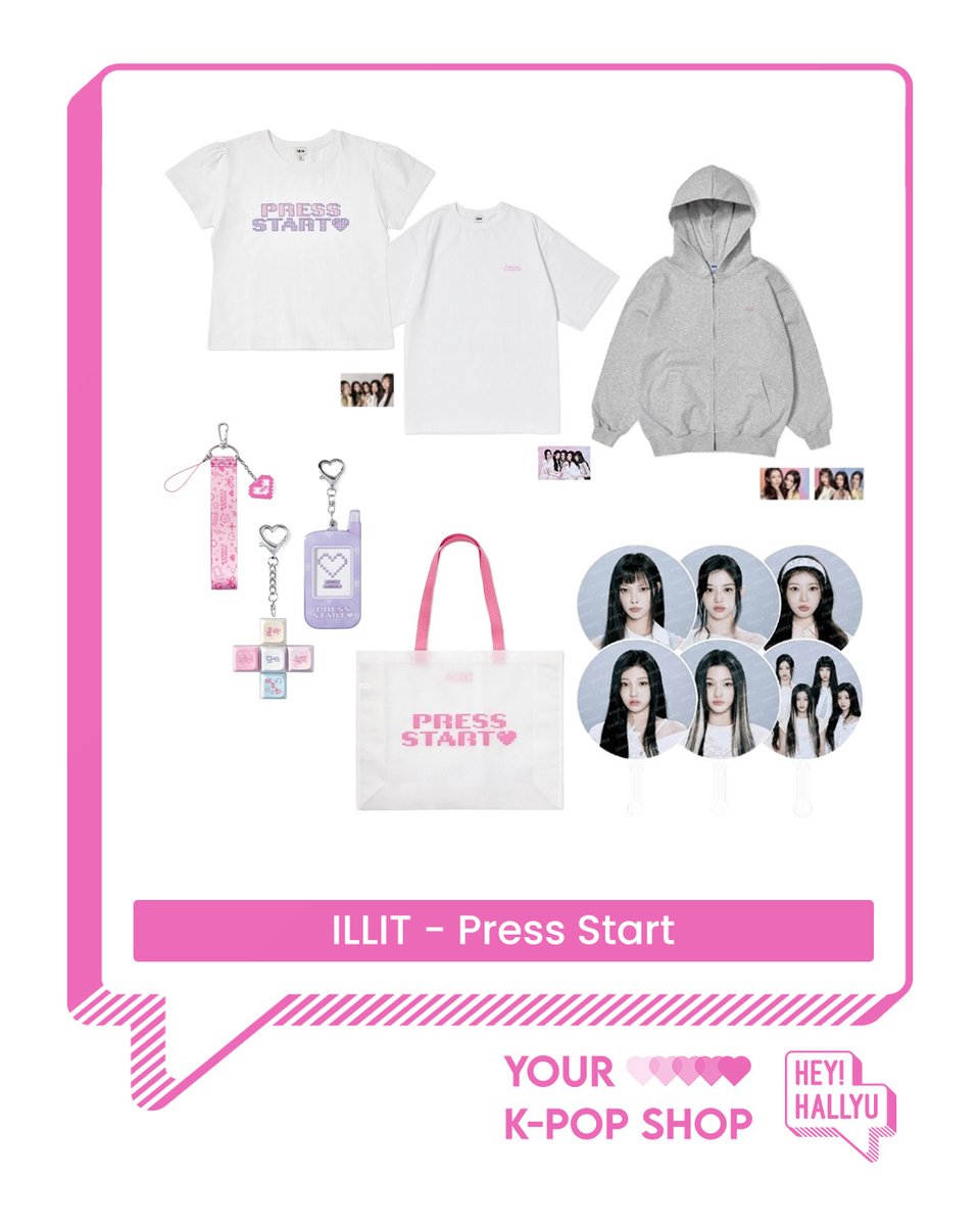 HeyHallyu_'s tweet image. Hey Yuyu 💛

More amazing items just arrived at Hey!Hallyu^^

Now available:
🖤 BLACKPINK - Deadline Merch
🎮 ILLIT - Press Start Merch
💡 ZICO - Official Lightstick

Available now at Hey!Hallyu 💛

#Kpop #NewArrivals #KpopMerch #Lightstick #BLACKPINK #ILLIT #ZICO #HeyHallyu