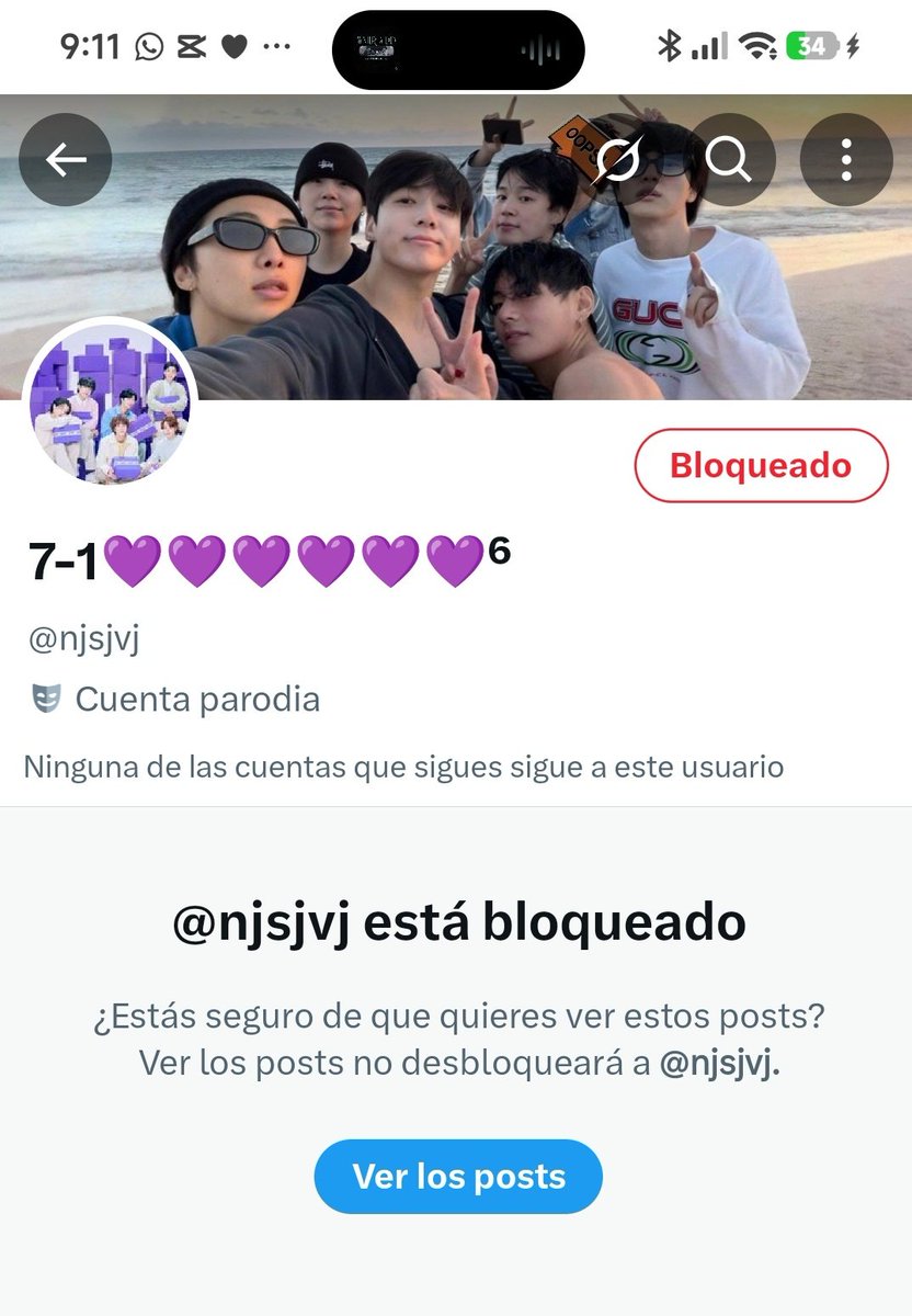 Podemos bajarle la cuenta de una vez a esta hdp? 

Es Anti de Hoseok y se la pasa poniendo mierdas para que le caiga hate

Lo peor? muchas "armys" la siguen 

x.com/njsjvj