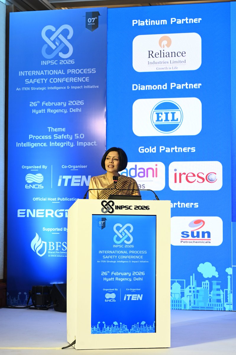 AnishaNDhawan's tweet photo. Hosted the 7th edition of International Process Safety Conference #INPSC. Senior leaders from energy, gas, manufacturing companies came together to brainstorm on making process #safety front & centre of processes without compromising costs,#sustainability https://t.co/JE4yrGCoJl https://t.co/DowroSuJIG