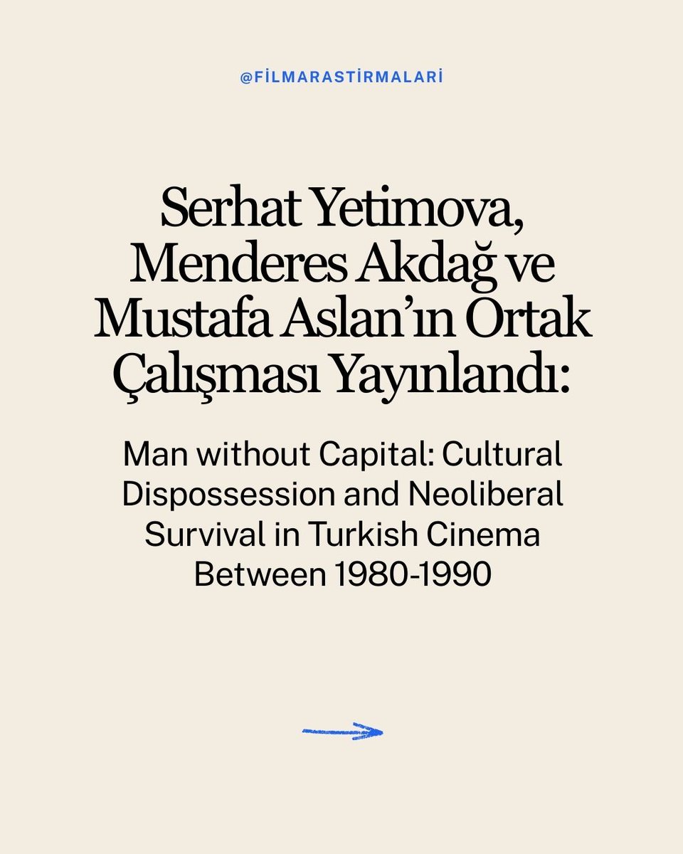 Türkiye Film Araştırmaları tweet media