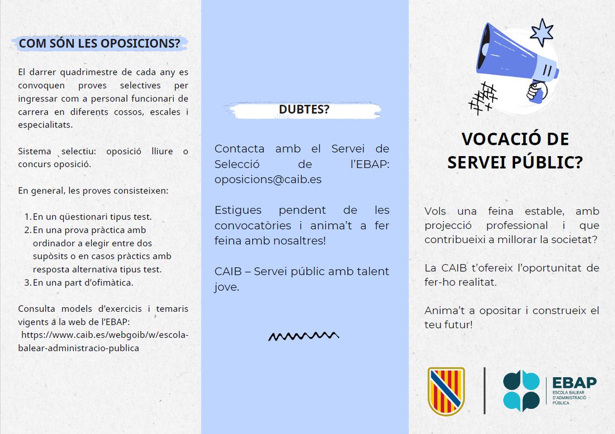 Escola Balear d'Adm. Pública - EBAP tweet media