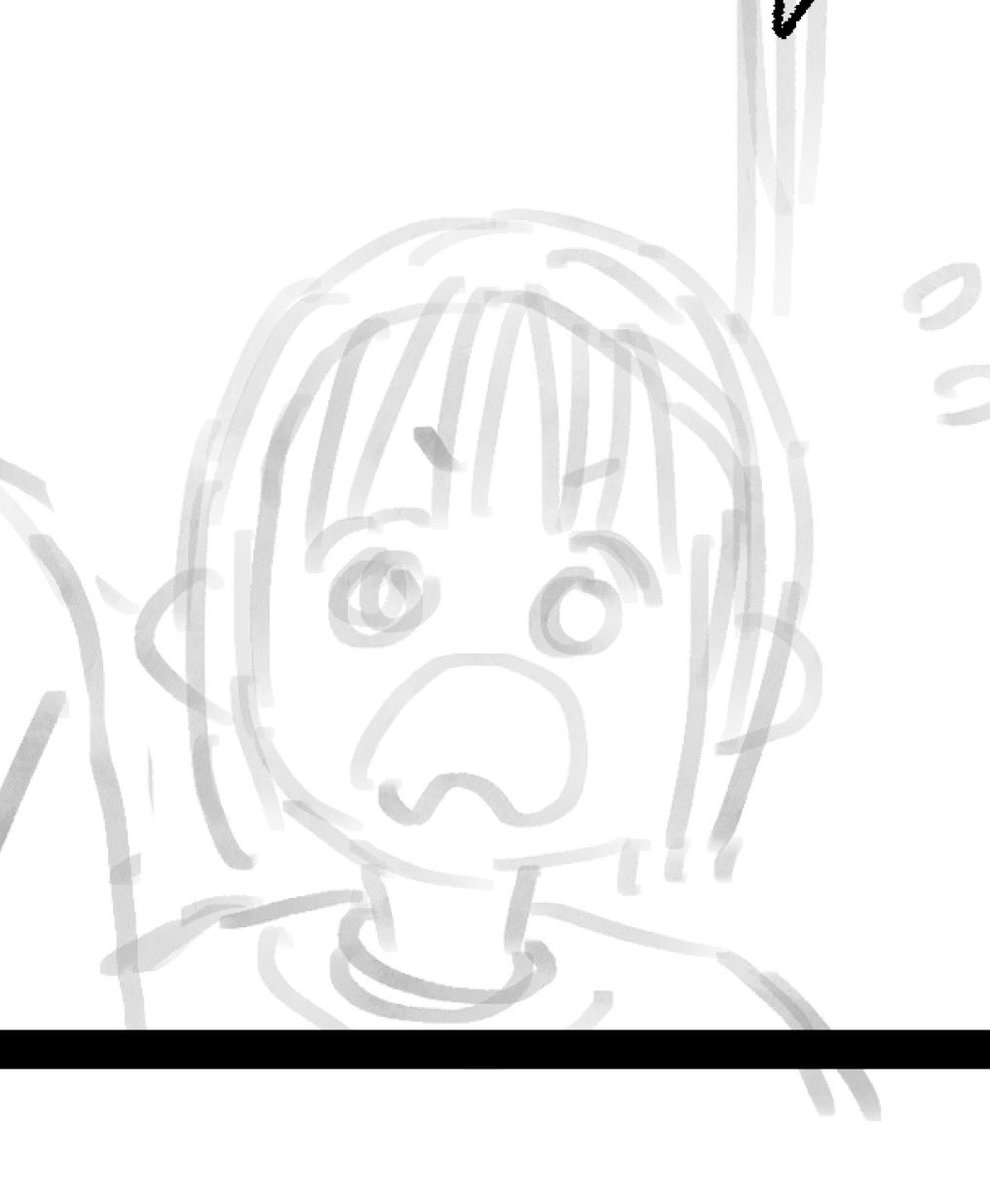 先日の原稿風景。時間なくてアタリみたいな下絵からペン入れ出来るか?チャレンジをののこ作画でしてた。あと世一の証明写真が証明写真っぽく描けた気がした😀 
