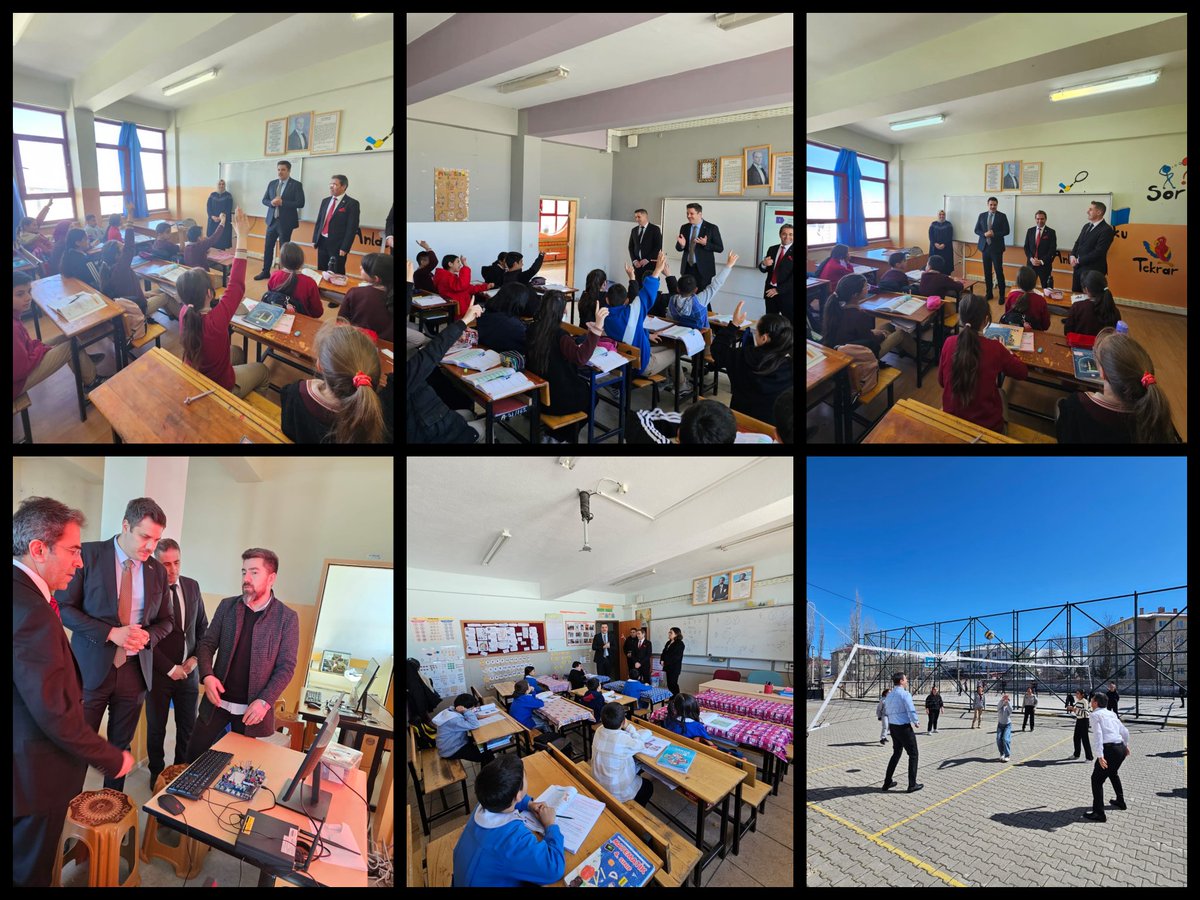 Kaymakamımız Sayın Tolga TURAN,
İlçe Milli Egitim Müdürü Sadık AKYOL ile birlikte;
Şehit Nurettin Tekin İlkokulu, Mustafa Kemal Ortaokulu, Çiftlik İmam Hatip Ortaokulu ve Asmasız İlkokulunu ziyaret ederek ögrenciler, ögretmenler ve idareciler ile bir araya geldi.