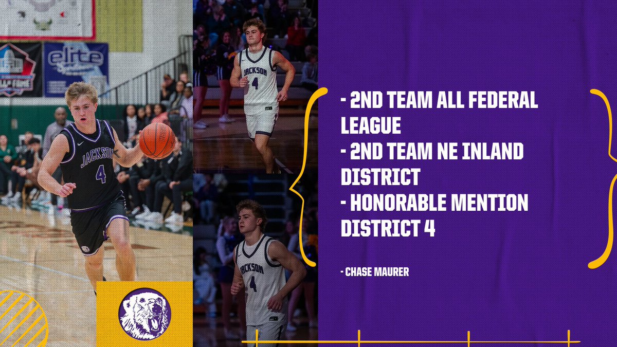PurpleNGoldCrew's tweet photo. Postseason awards for Junior Chase Maurer! #GoBears 🐻‍❄️🏀 https://t.co/HmTGBT31Qk