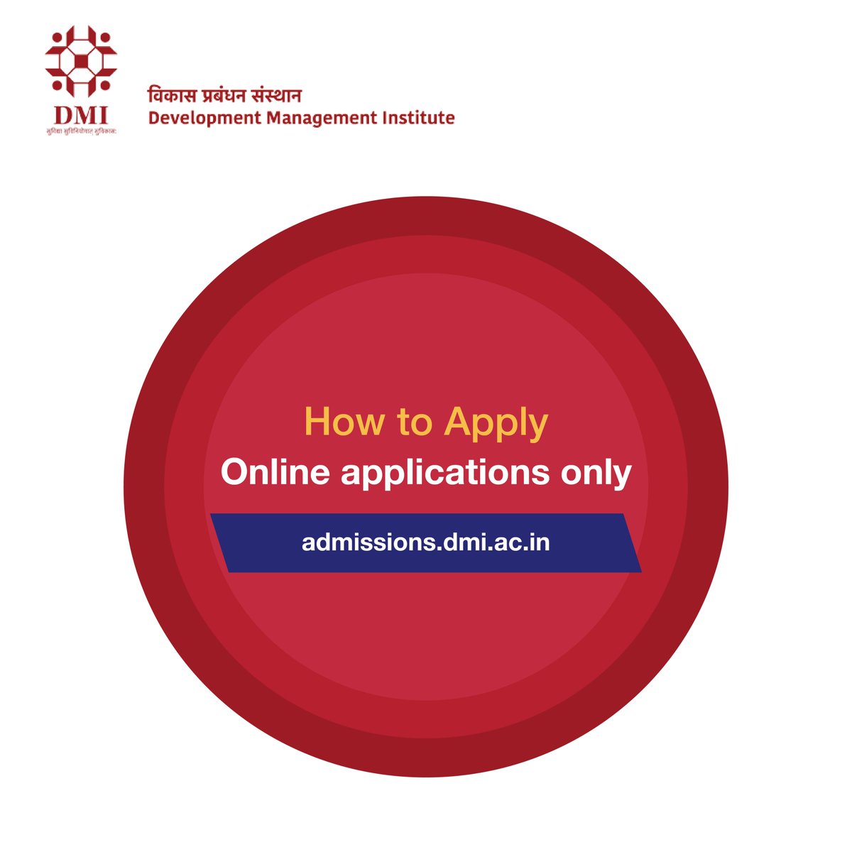 Admissions open for PGDM (2026–28) at DMI.
A two-year residential management programme
with 21 weeks of structured immersion.
Rigour. Context. Professional readiness.
Apply: admissions.dmi.ac.in
#DMIpatna #DevelopmentManagement #PGDMAdmissions