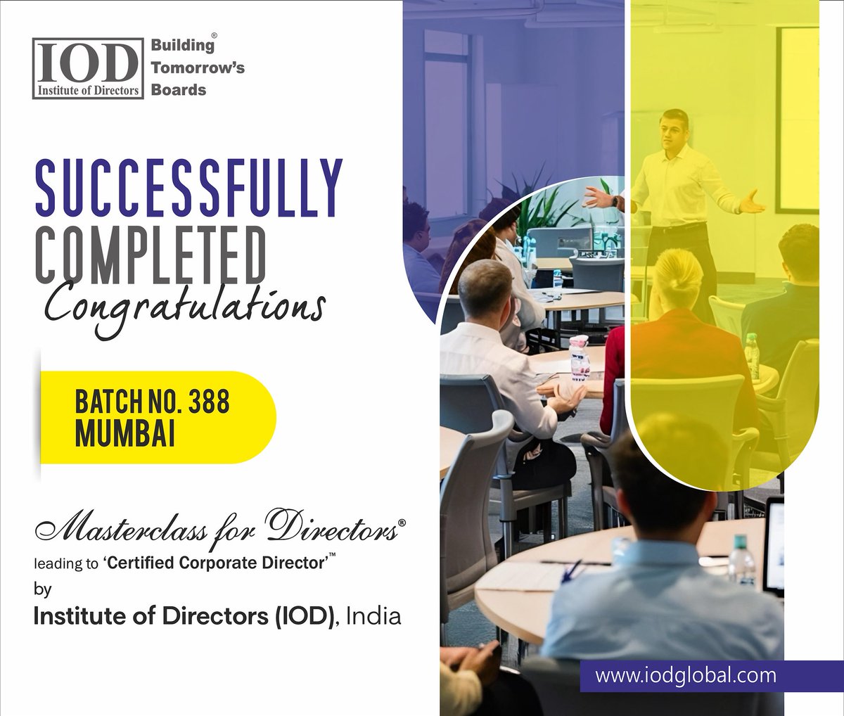 Institute Of Directors (IOD), India tweet media