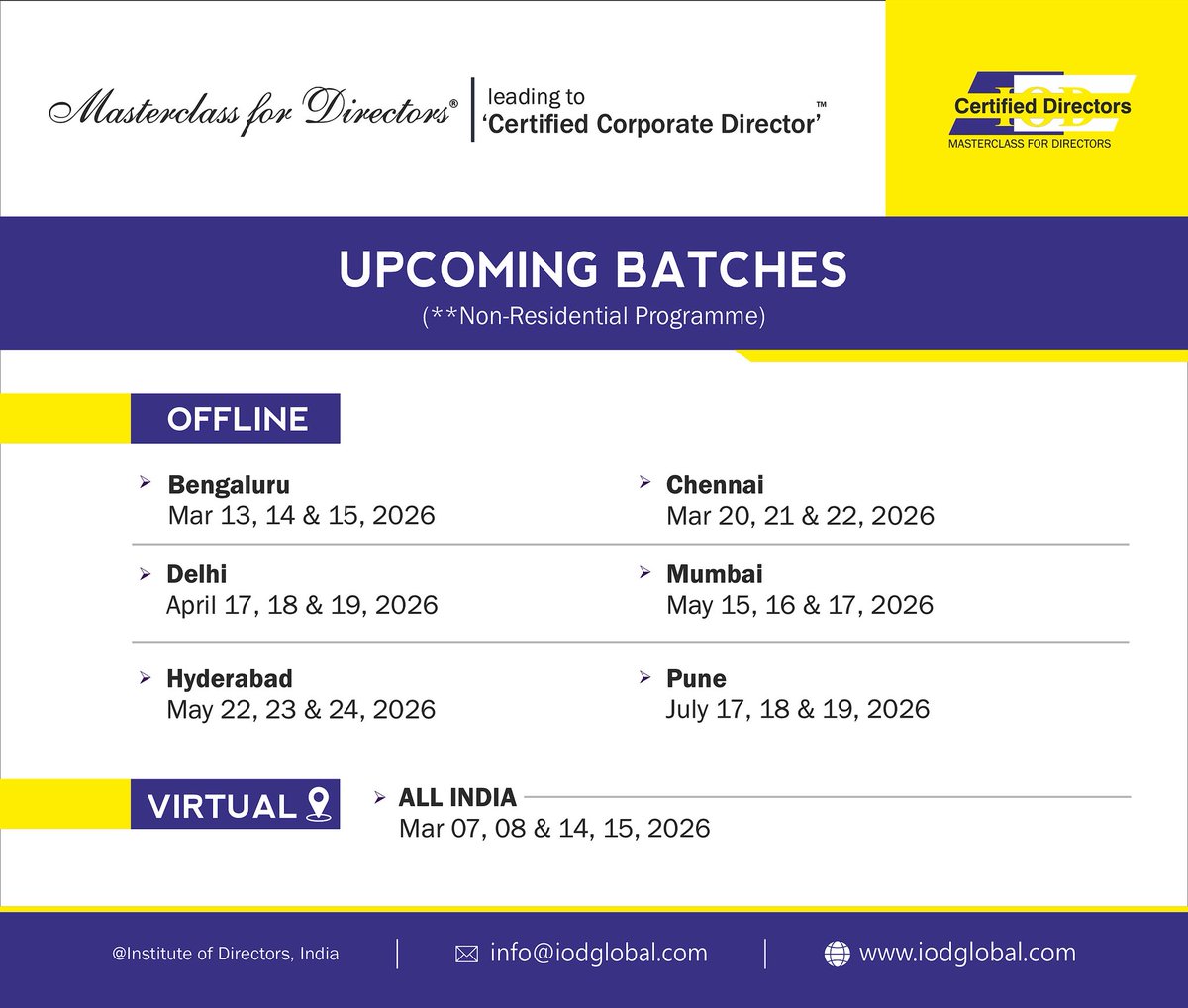 Institute Of Directors (IOD), India tweet media