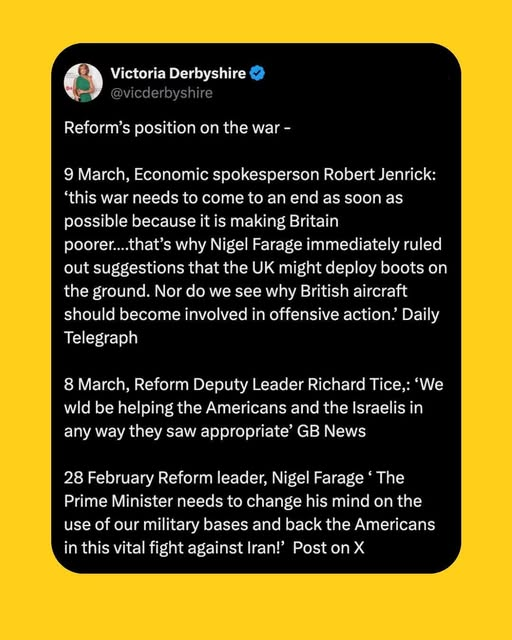 Flip Flop Flip Flop. It's interesting how certain politicians &amp; parties get a free pass on their corruption from the right wing media. Can you imagine if #TheLabourParty flipped flopped as much? Whether in opposition or in power? The silence on these lot is deafening. Who