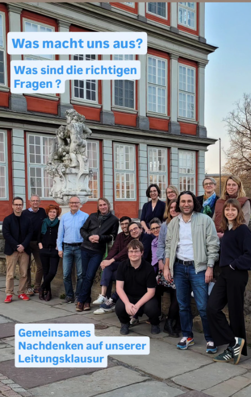 Neulich vor dem Wolfenbütteler Schloss