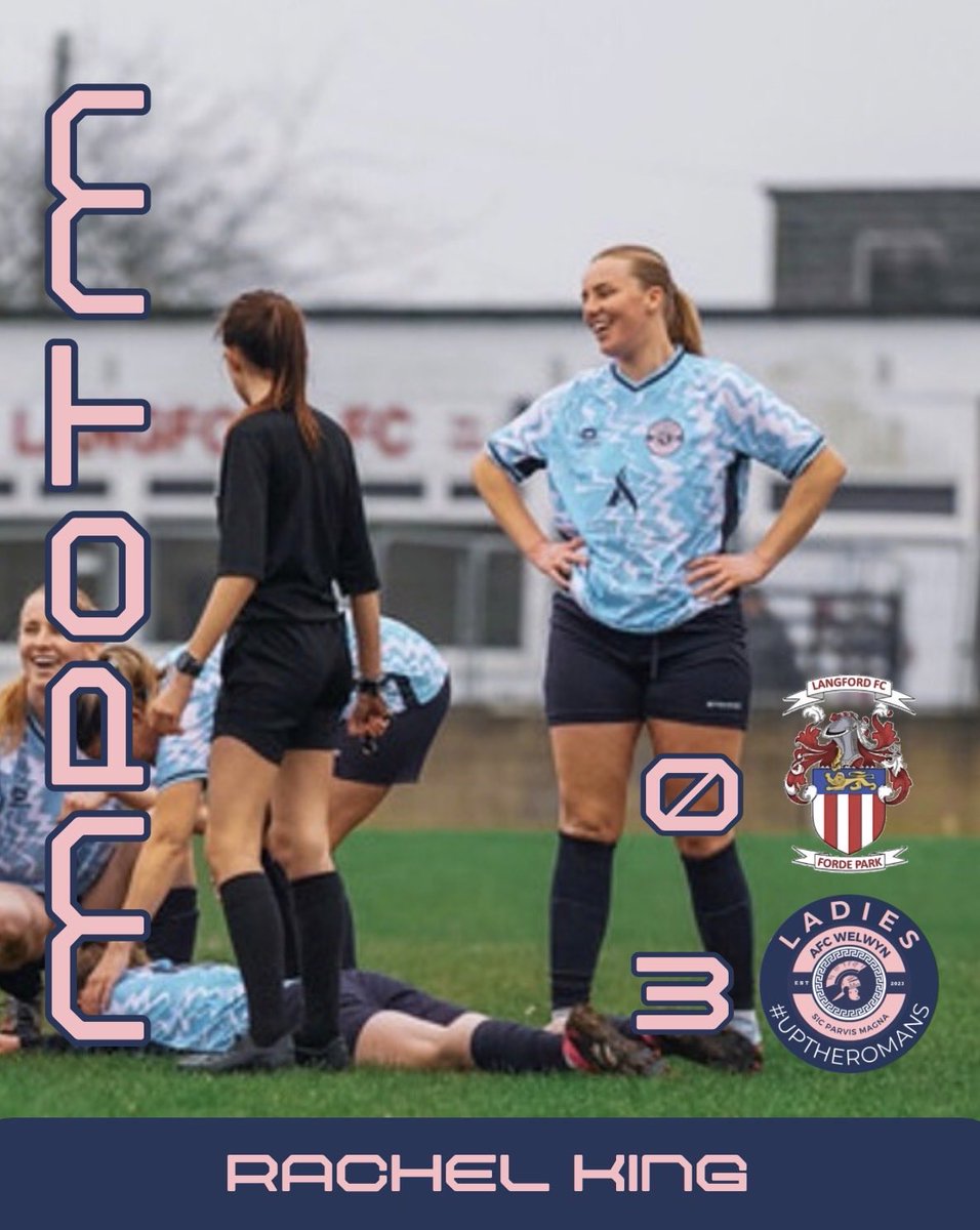 AFCWelwynLadies's tweet photo. Manager’s Player of the Match 🏆
Huge congratulations to @rachelkking for a fantastic performance and a well-deserved Manager’s Player of the Match! 🔥
📸 @2929paul
#ManagersPlayer #LeagueWin #UpTheRomans https://t.co/GoZiggUGBV