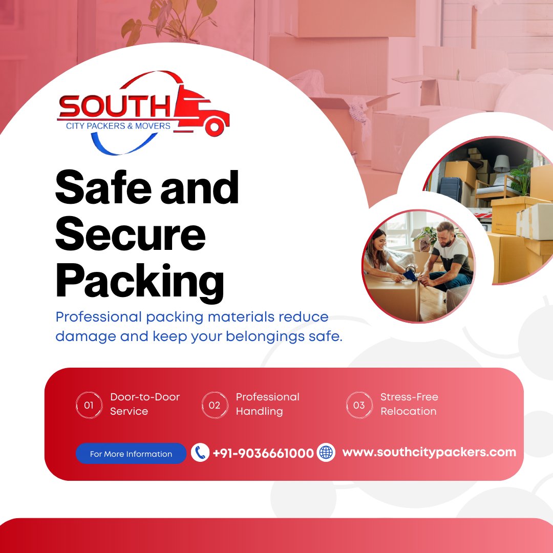 SouthCitypack's tweet image. 🚛 South City Packers and Movers – Your Trusted Relocation Partner in Bangalore!
✅ Safe &amp;amp; Secure Packing
✅ On-time Delivery
✅ Trained Professionals
✅ Affordable Rates
📞 +91-9036661000 +91-9844400220
🌐 Visit: southcitypackers.com
#SafeRelocation #HassleFreeShifting