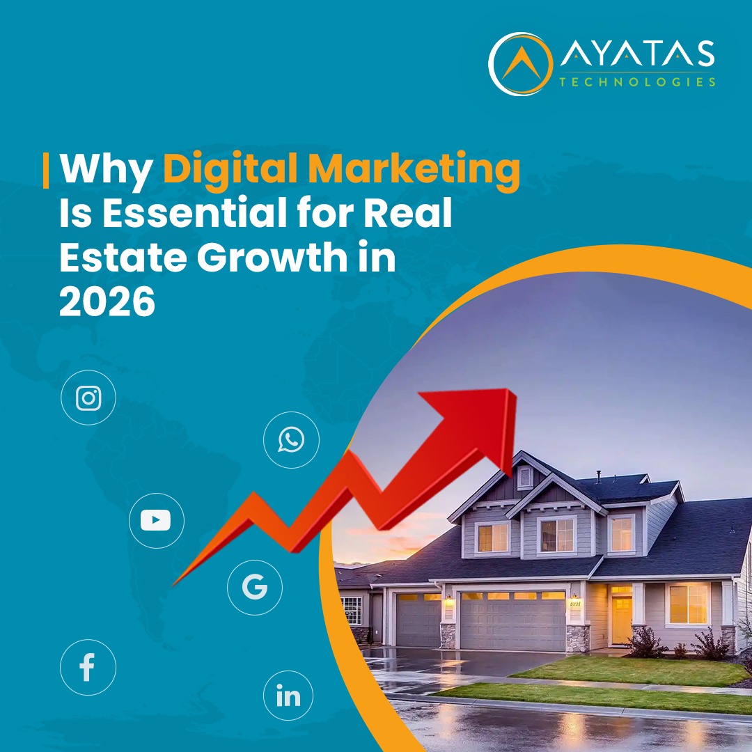 Why Digital Marketing Is Essential for Real Estate Growth in 2026

Property search starts online, not offline. 💻

Discover why #DigitalMarketing is the #1 driver for real estate growth in 2026. 🚀

Read more: ayatas.com/why-digital-ma…

#RealEstate #MarketingTips #RealEstateGrowth