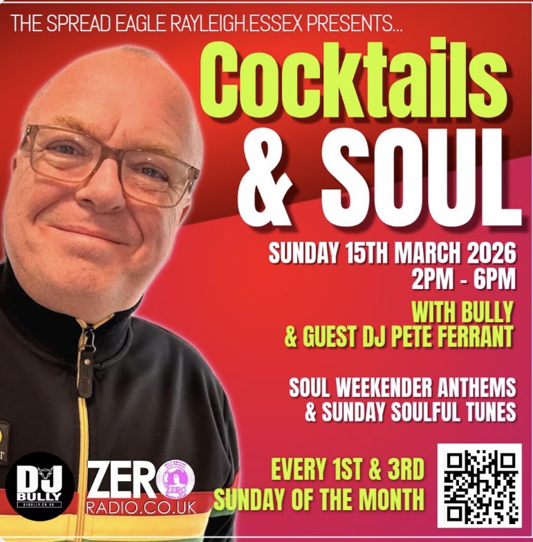 djpeteferrant's tweet photo. I’m very excited to announce that I will be doing a “guest spot” this Sunday 15th from 2-6pm alongside the legendary DJ Darren Bull we both will see you on the dance floor 🤗 The Spread Eagle Rayleigh Essex Free Admission all afternoon ☺️ https://t.co/j7RZOznRQI