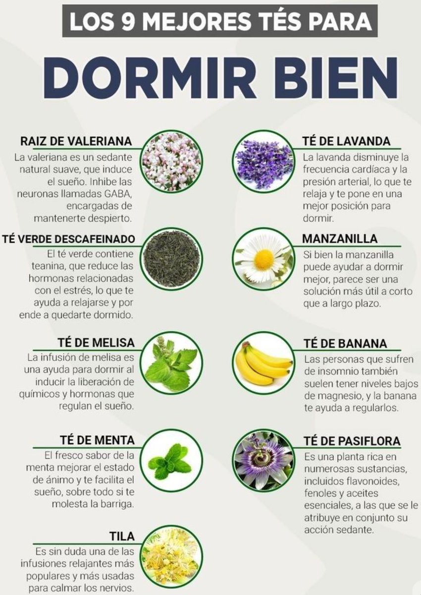 MemoriaHabil's tweet photo. Las plantas no son solo ‘remedios de la abuela’. Son química natural para dormir mejor.
La manzanilla ➝ relaja los nervios.
La valeriana ➝ frena el cerebro hiperactivo.
La lavanda ➝ baja el cortisol (la hormona del estrés).
Un té antes de dormir puede ser la diferencia entre dar vueltas en la cama o despertarte descansado. 

Pero si tu mente no para, prueba esto 👇