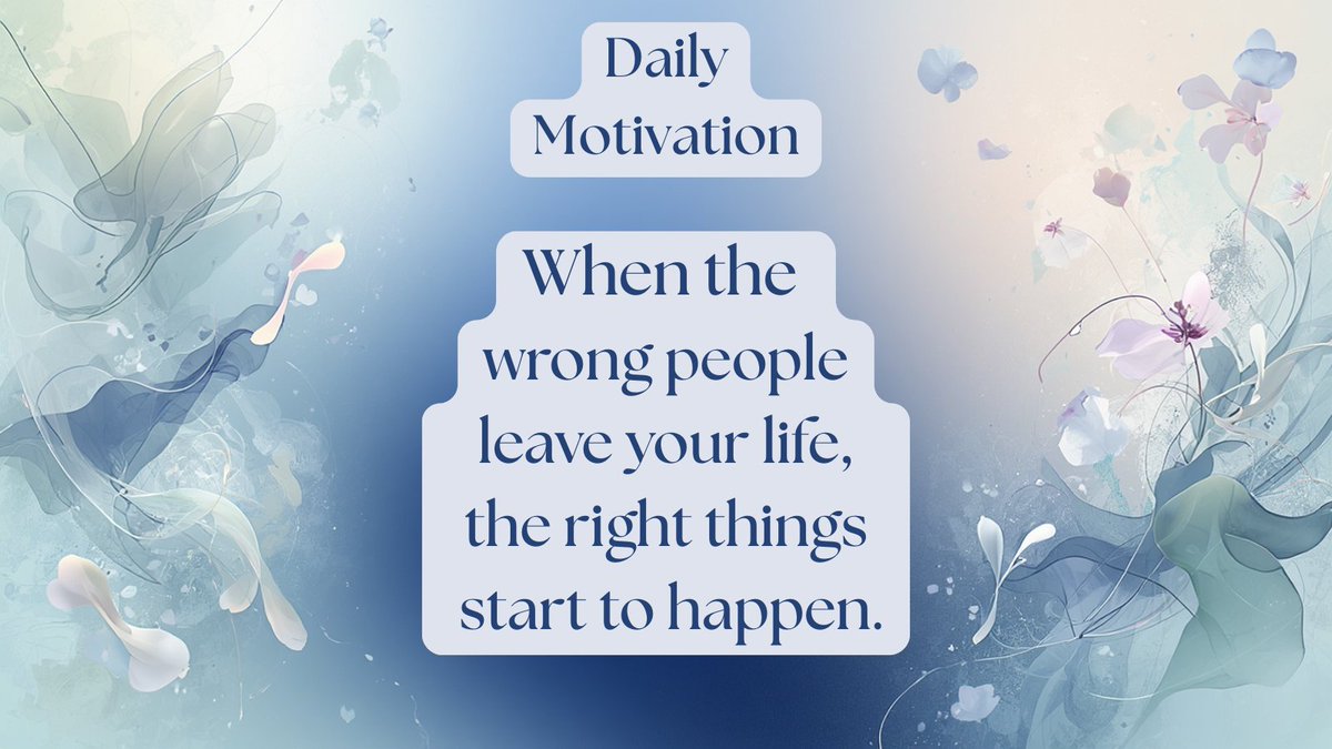 Sometimes the hard part isn’t letting go—it’s realizing that some people were never meant to stay forever. When they step out of your life, it quietly makes space for healthier, happier things to grow.

And that’s not loss. 

#LifeLessons #PersonalGrowth #HealingJourney