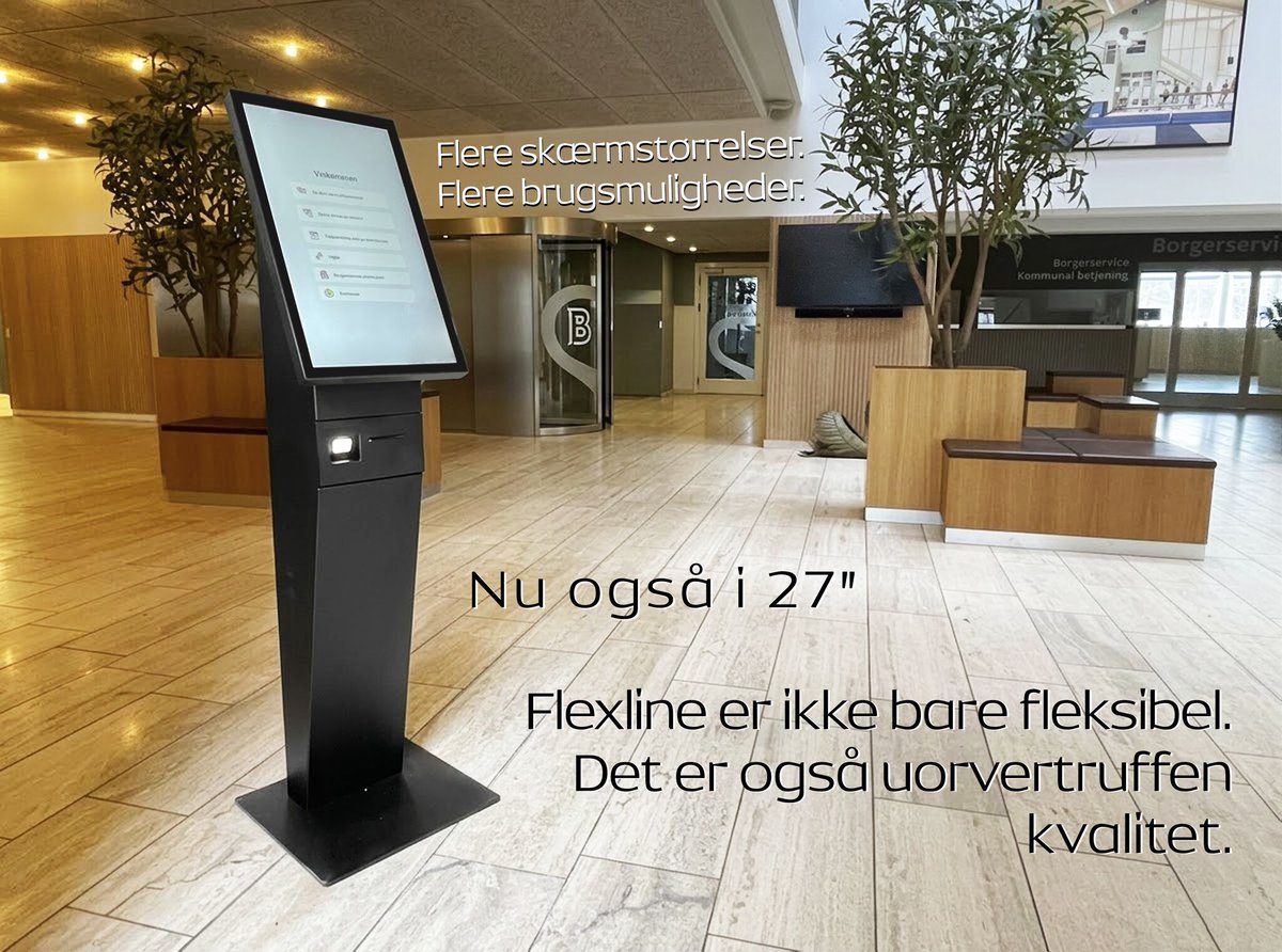 VisionLine_DK's tweet photo. Flexline med 27" touchskærm kan tilpasses præcis til jeres løsning.
Med mulighed for scanner, printer, betalings-modul og/eller taktilt tastatur.
Og selvfølgelig også med mulighed for hæve/sænk-funktion ↑↓
Læs mere her: https://t.co/vBoqeOAaz3 https://t.co/OgSgGX0Zlt