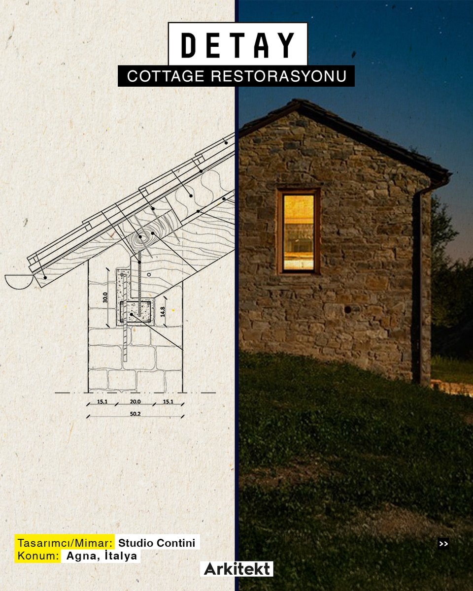 arkitektcom's tweet image. İtalya’da kır evi restorasyonu 

İtalya’nın Emilia-Romagna bölgesinde, Corniglio yakınındaki Tufi d’Agna yerleşiminde konumlanan Kır Evi Restorasyonu, 2015 yılında Studio Contini tarafından gerçekleştiriliyor. 

Photos: Studio Contini

#arkitekt #restoration #architecture #italy