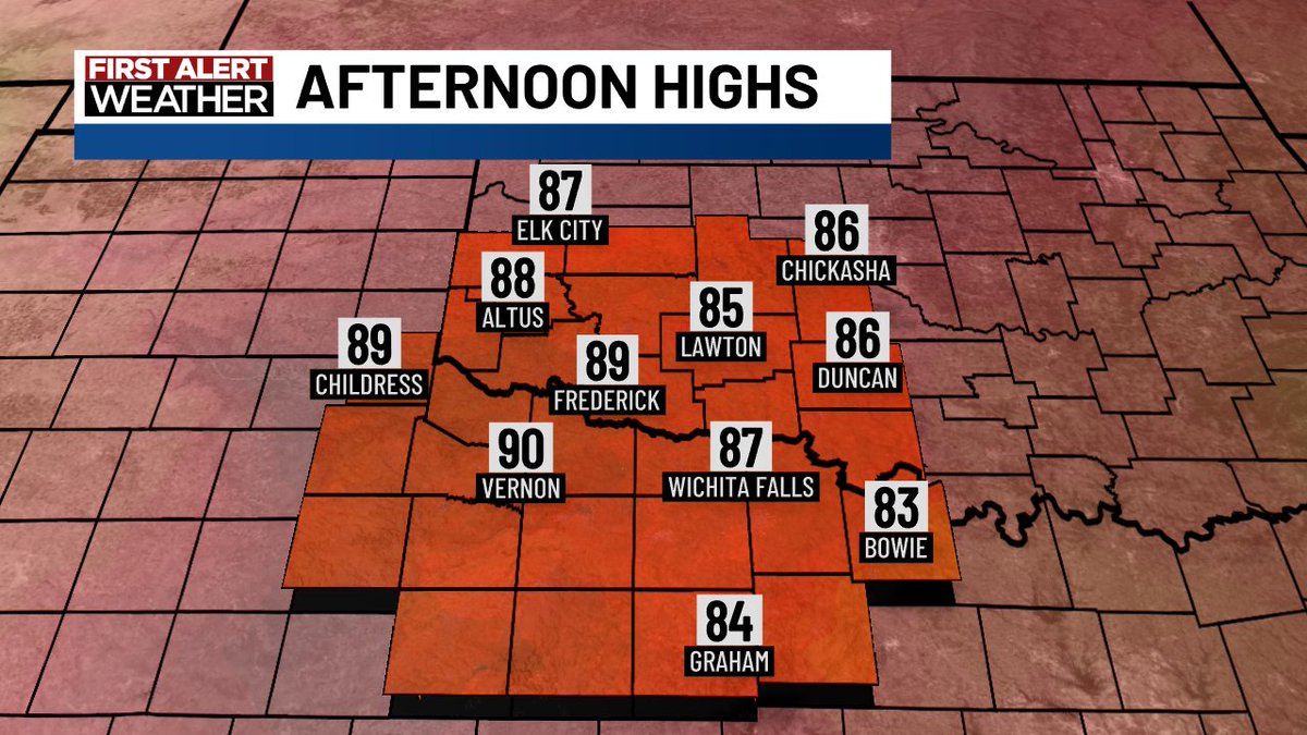 It's a warm start to our Tuesday with temperatures mostly in the 60s. Expect highs to reach the mid to upper 80s this afternoon, under partly to mostly cloudy skies. Shower and storm chances will begin to increase this afternoon, before potentially turning severe this evening.