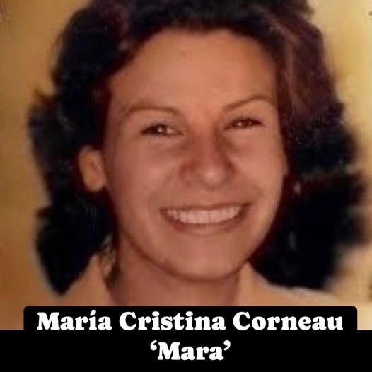 María Cristina Corneau fue una docente, militante política y delegada gremial argentina, reconocida también por ser la hermana de Víctor Heredia.Fue secuestrada el 22 de junio de 1976 en su domicilio de Paso del Rey junto a su compañero, Claudio Nicolás Grandi