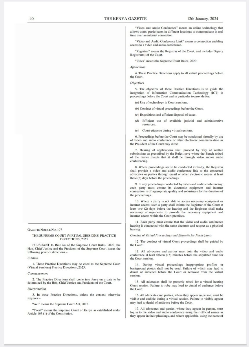 THE SUPREME COURT OF KENYA tweet media