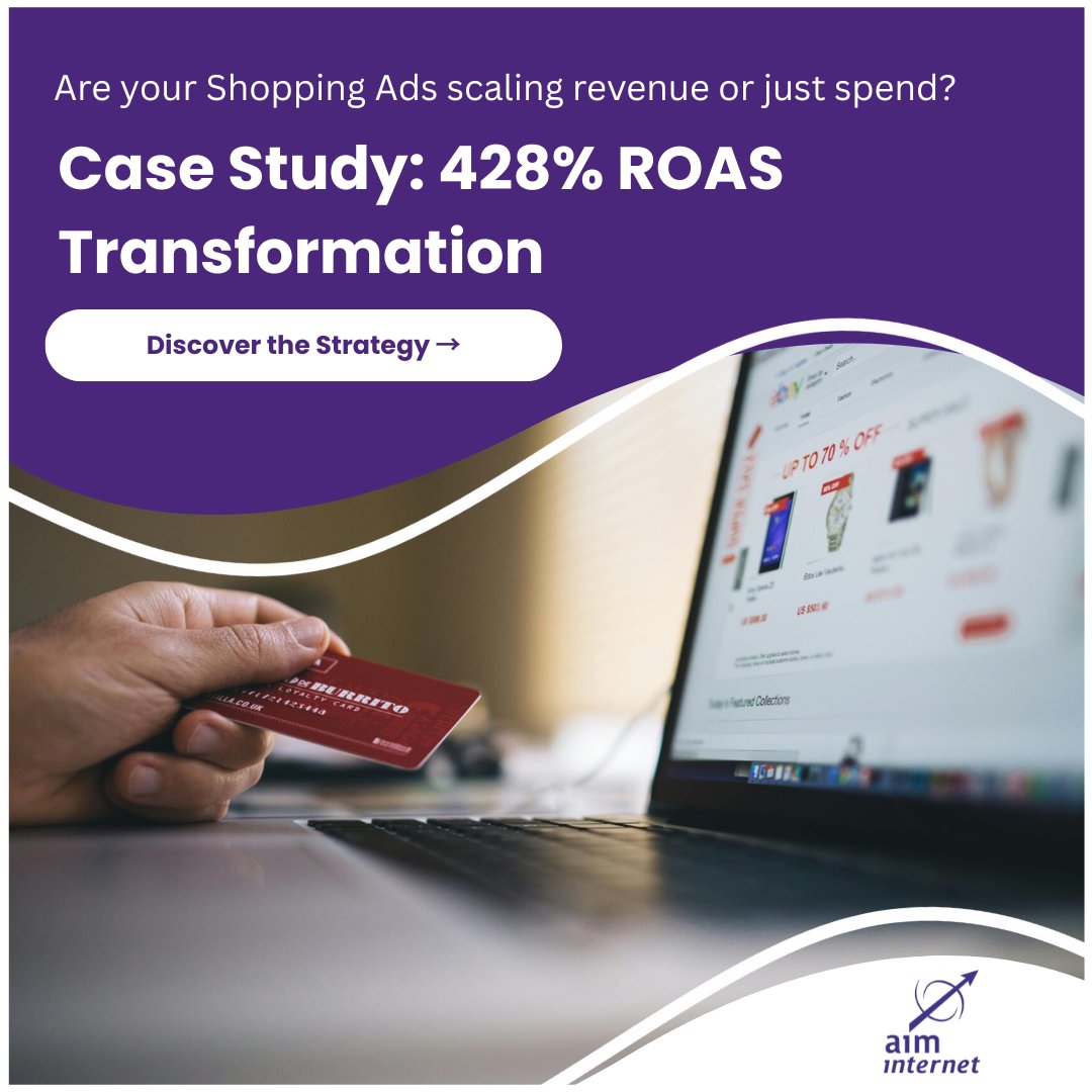 aiminternet's tweet image. ROAS: 1.8x → 9.5x. Revenue per session up 3.2x. Record Q4 sales. Same budget.

Shopping ads aren’t broken - most campaigns are just badly structured.

Read more 👉 aiminternet.co.uk/project/d2c-ec…

#eCommerce #ROAS