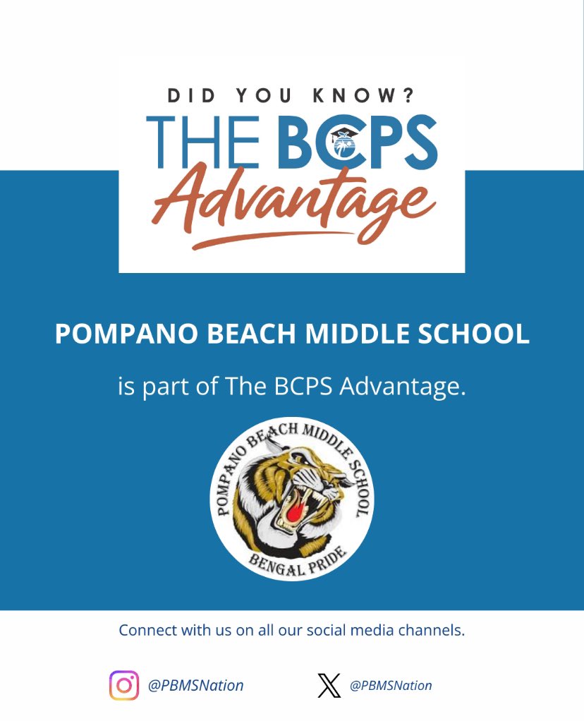 Pompano Beach Middle School tweet media