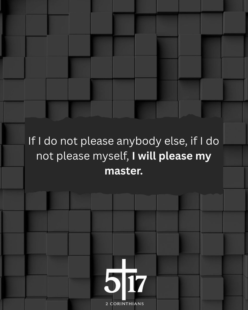 MadeNew_DS's tweet photo. If I do not please anybody else, if I do not please myself, I will please my master. https://t.co/me7InlCNVw
