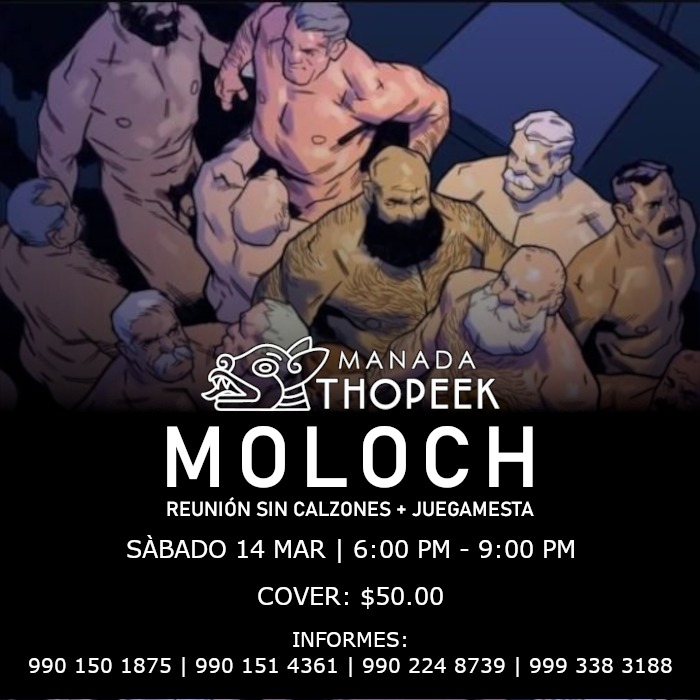 manadathopeek's tweet photo. #ReuniónsinCalzones + #Juegamesta = #MOLOCH:
Una tarde nudista para sentir más, jugar más y subir la intensidad en la recámara https://t.co/1uf4cj9GTF