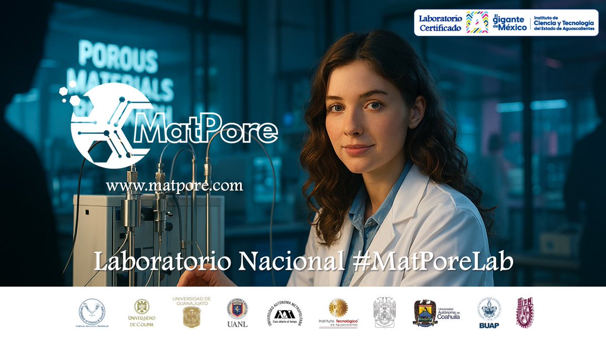 Laboratorio Nacional de Materiales Porosos tweet media