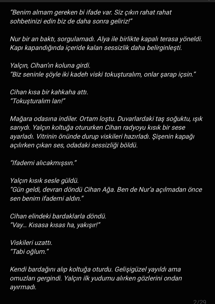 Elyndrax_'s tweet photo. Vebal : Başlangıç
Bölüm 13 - "İz"
“Aşk bazen sarılmaktır… bazen de kapının ardında duyulan tek bir kelimeyle sınanmaktır.”🩶
1/7
#UzakŞehir #CihAlFanFic #CihAlFic https://t.co/01B8f8Ckm7