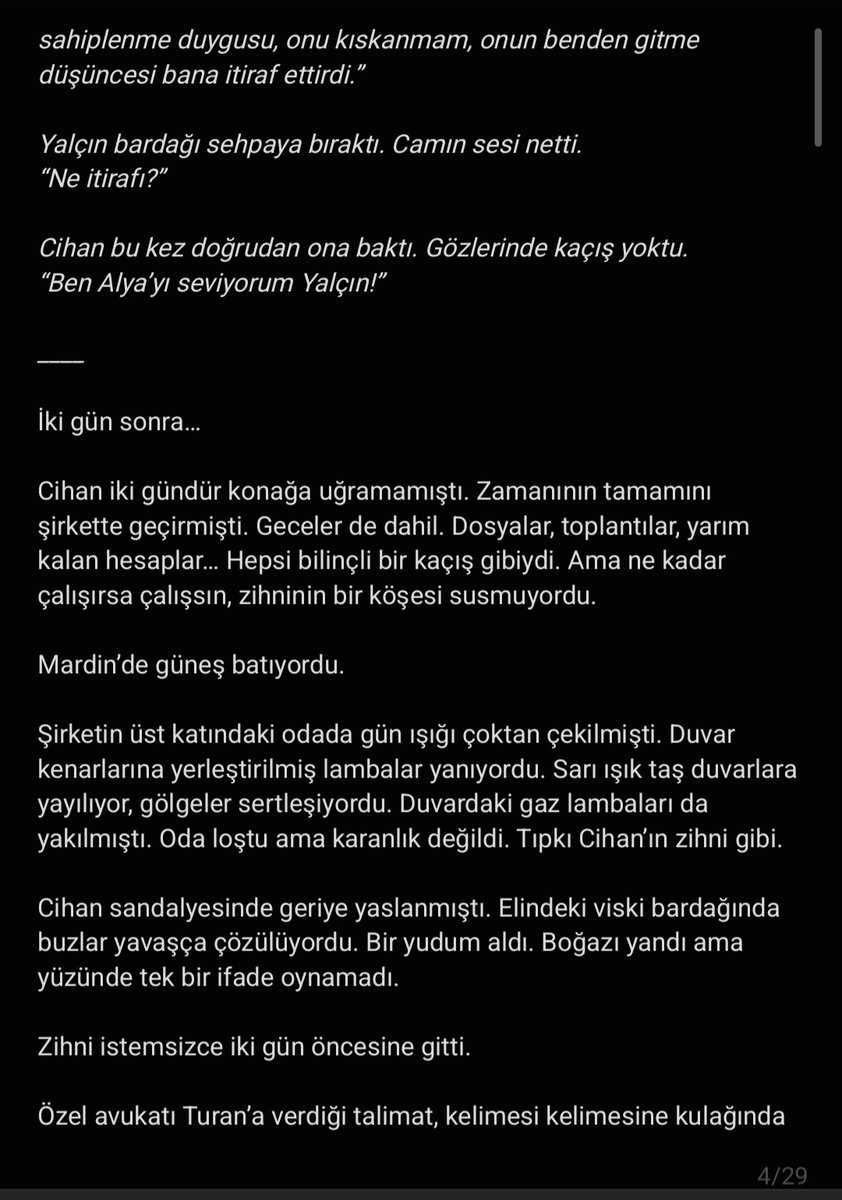 Elyndrax_'s tweet photo. Vebal : Başlangıç
Bölüm 13 - "İz"
“Aşk bazen sarılmaktır… bazen de kapının ardında duyulan tek bir kelimeyle sınanmaktır.”🩶
1/7
#UzakŞehir #CihAlFanFic #CihAlFic https://t.co/01B8f8Ckm7