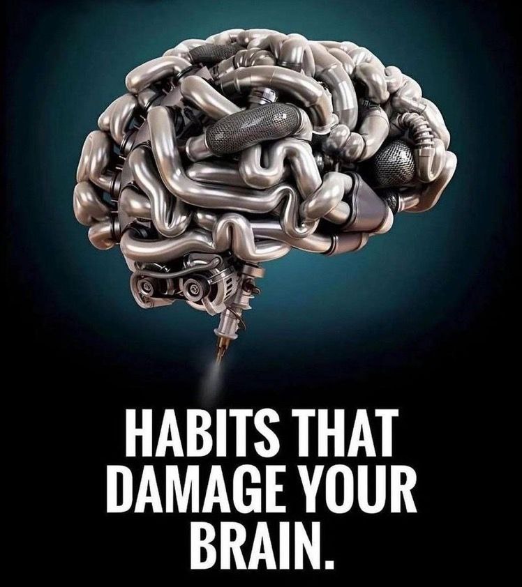 powerbeastt's tweet photo. 7 HABITS THAT DAMAGE YOUR BRAIN:

//thread// https://t.co/C58b2V1yhx