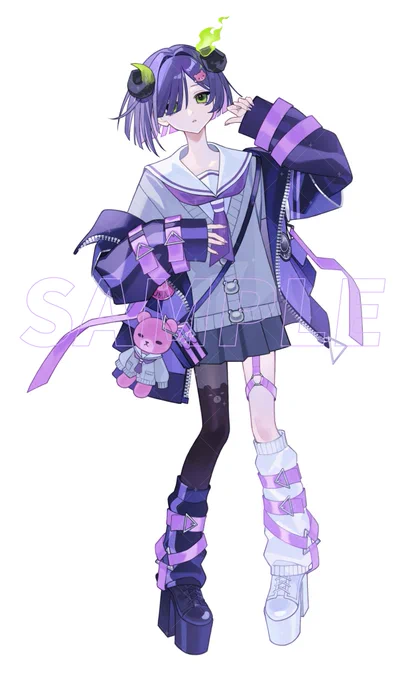 【WORK】 泡魔ねふぃさんの1stオリジナル楽曲 「WAVER 」にて、イラストを担当させていただきました! ぜひよろしくお願いいたします そしてお誕生日おめでとうございます!°˖✧