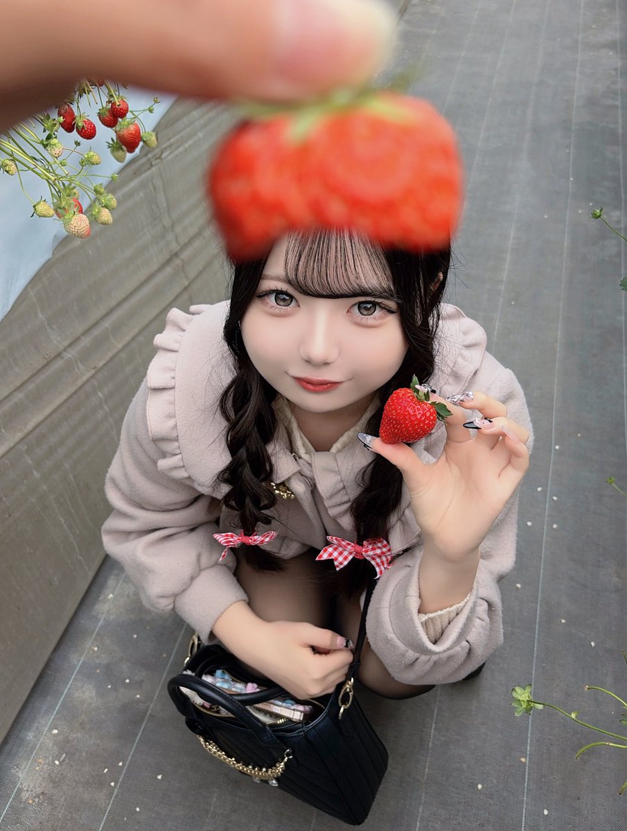 いちご狩りいったよ🍓♡