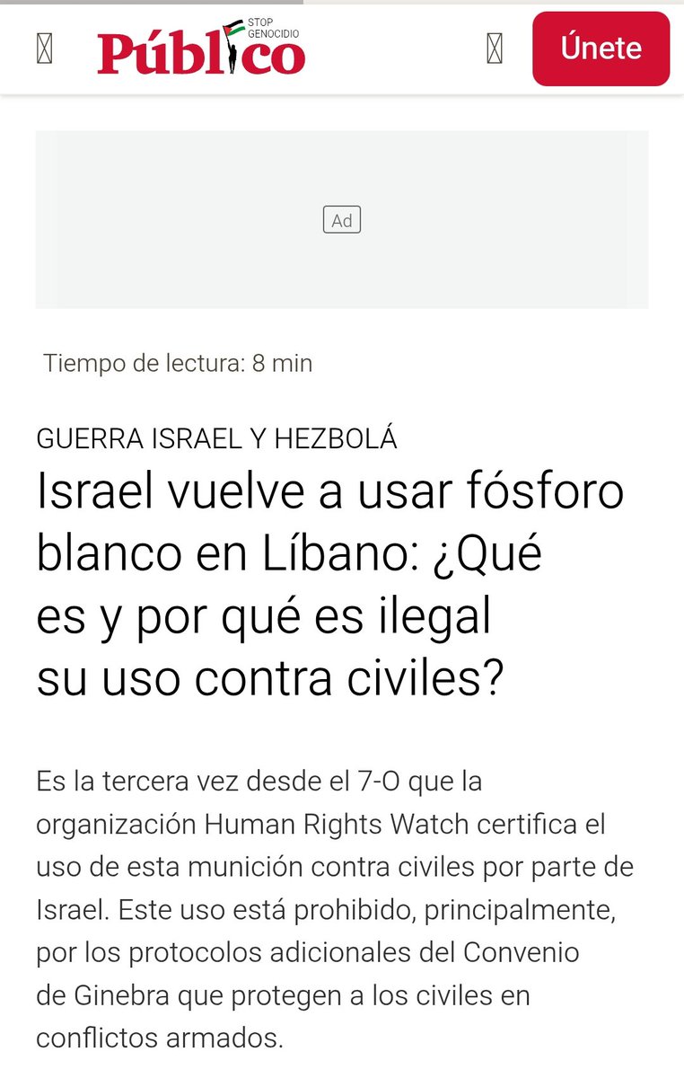 Cyandeceres's tweet photo. Estimado sionista: aquí con mi nombre y apellidos le digo que Israel usa, no sólo fósforo blanco, sino también bombas termobáricas que volatilizan los cuerpos, muy útiles cuando se pretenden ocultar muertos civiles. 
Israel es un estado genocida y usted un propagandista de un estado genocida.
Buenas y antisionistas tardes.