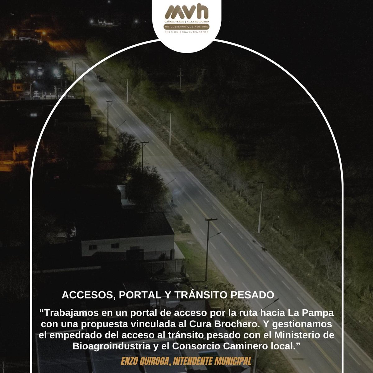 Apertura Sesiones Ordinarias -  Período 2026 - Anuncios de nuestro intendente Enzo Quiroga
👥 PRESUPUESTO PARTICIPATIVO 2026
🌳CÓDIGO DE PLANEAMIENTO URBANO
👥 IDENTIDAD LOCAL: BANDERA Y/O ESCUDO
🚚 ACCESOS, PORTAL Y TRÁNSITO PESADO

#UnGobiernoQueNosUne
#EnzoQuirogaIntendente