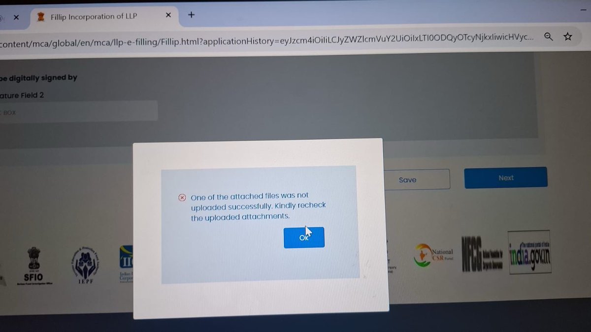 NaishadhMankad's tweet photo. @MCA21India any solution for this error https://t.co/AVCs4IxyzD