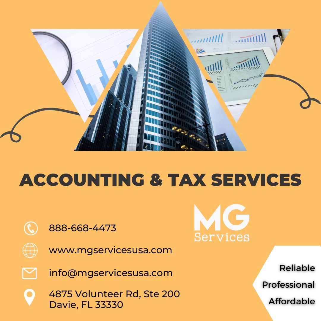 mgservicesusa's tweet image. Confianza que se construye con resultados.
Tus expertos en contabilidad e impuestos. 💡
.
.

Trusted by businesses.
Reliable with numbers.
Your accounting and tax experts. 💡

#TrustedService #AccountingExperts #TaxProfessionals #WeAreMGServicesUSA
