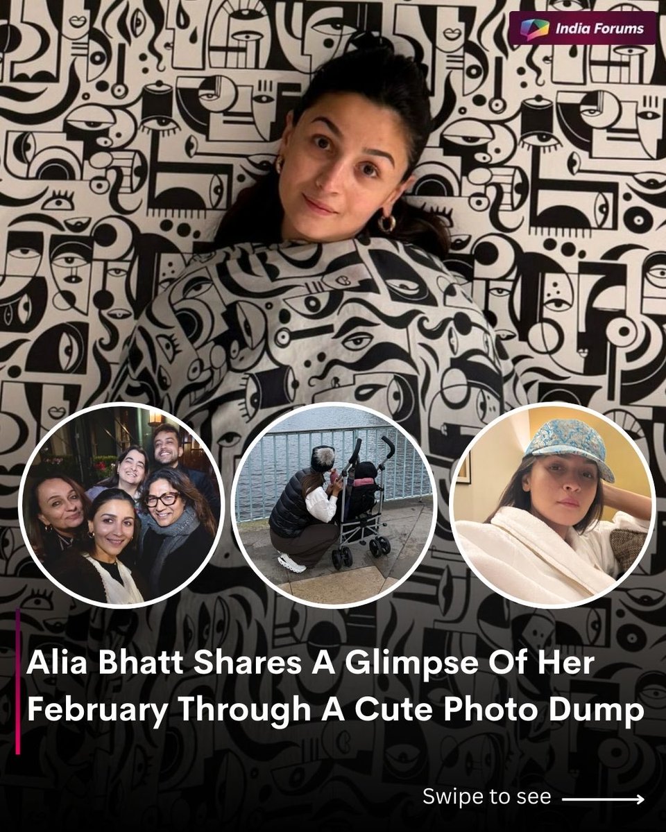 indiaforums's tweet photo. Alia Bhatt is giving fans a peek into her February memories!
.
.
.
#AliaBhatt #FebDump #AliaBhattPhotos #Bollywood #CelebrityLife PhotoDump https://t.co/geDawEMvUt