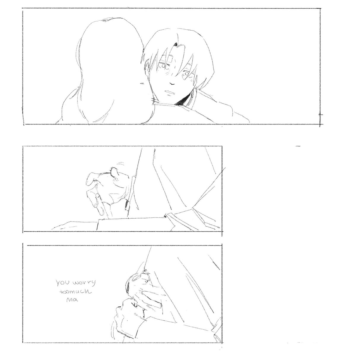 Currently doing some mini comic, wanted to share this line part  💔💔💔💔💔💔💔💔💔💔
(It’s going to take a lot of my time, hope I’ll finish this till the end of march)