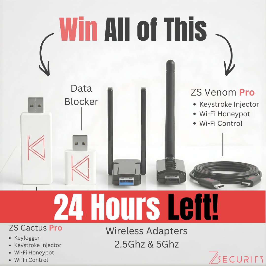 ⏳ Only 24 Hours Left! The clock is ticking!

We're giving away all of these hacking devices for absolutely FREE to celebrate hitting 600,000 subscribers on YouTube. If you haven't jumped in yet, this is your final warning before the window slams shut. 🎉

Thank you so much for