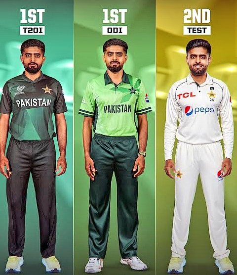 1. TEST 
2. ODI 
3. T20